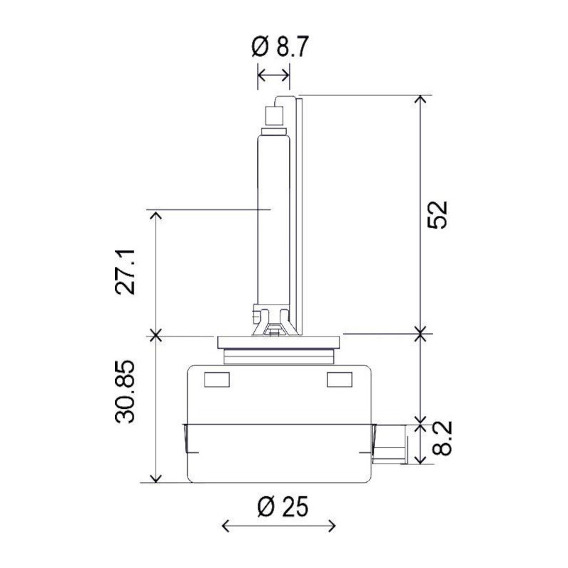 D1S 85V 35W PK32d-2 +100% light D1SSLX