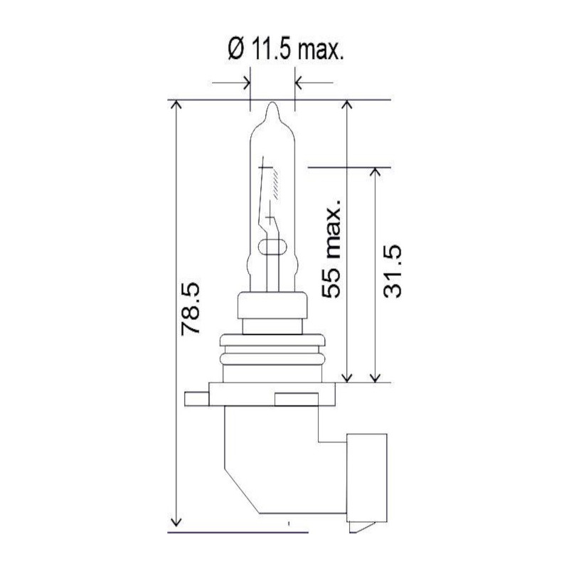 HIR2 9012 12V 55W PX22d HIR2SLA